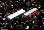 تشییع پیکر شهدای حمله رژیم صهیونیستی - زنجان