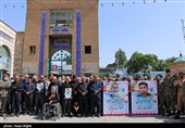 تشییع پیکر شهدای حمله رژیم صهیونیستی - زنجان