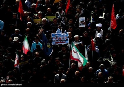 تشییع شهداء الاقتدار الوطنی فی طهران