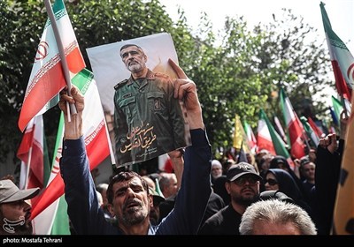 تشییع شهداء الاقتدار الوطنی فی طهران