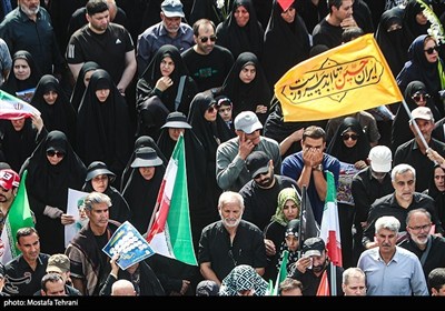 تشییع شهداء الاقتدار الوطنی فی طهران