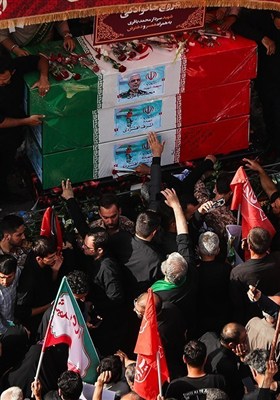 تشییع شهداء الاقتدار الوطنی فی طهران