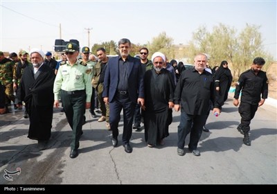 تشییع باشکوه پیکر شهید مدافع وطن در یزد