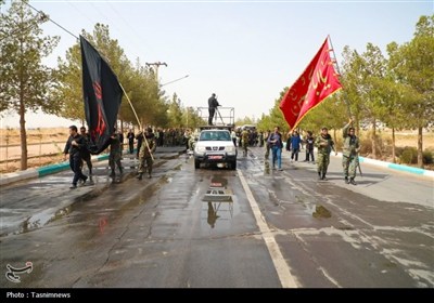 تشییع باشکوه پیکر شهید مدافع وطن در یزد