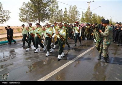 تشییع باشکوه پیکر شهید مدافع وطن در یزد