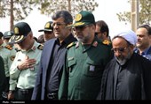 تشییع باشکوه پیکر شهید مدافع وطن در یزد