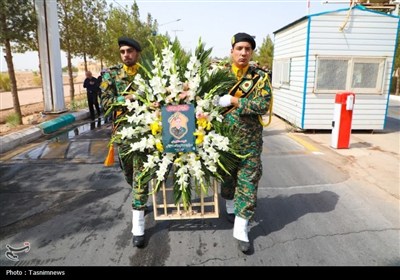 تشییع باشکوه پیکر شهید مدافع وطن در یزد