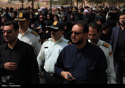 تشییع باشکوه پیکر شهید مدافع وطن در یزد