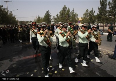 تشییع باشکوه پیکر شهید مدافع وطن در یزد