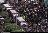В Тегеране состоялась массовая церемония прощания с мучениками из-за израильской агрессии