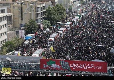 تشییع شهدای اقتدار ملی در تهران - 1