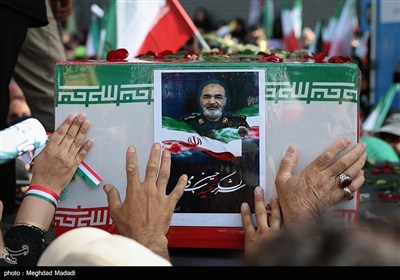 تشییع شهدای اقتدار ملی در تهران - 1