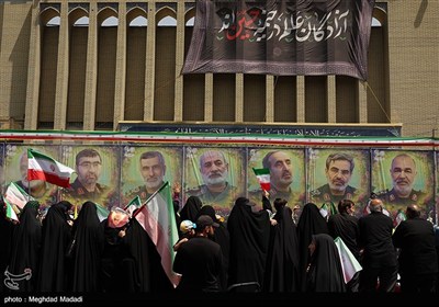 تشییع شهدای اقتدار ملی در تهران - 1