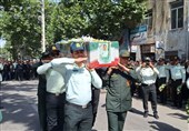تشییع باشکوه پیکر شهید وطن طاها گرایلو در مینودشت+تصاویر