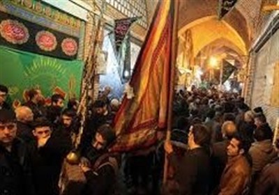 عزاداري،مسير،اردبيل،بازار،شعبات،تابعه،امام،روز،گازران،دستجات