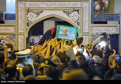 تشییع پیکر سرلشکر شهیدغلامرضا محرابی در بهشت زهرا(س)