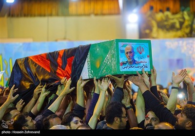 تشییع پیکر سرلشکر شهیدغلامرضا محرابی در بهشت زهرا(س)