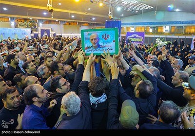 تشییع پیکر سرلشکر شهیدغلامرضا محرابی در بهشت زهرا(س)