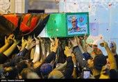 تشییع پیکر سرلشکر شهیدغلامرضا محرابی در بهشت زهرا(س)