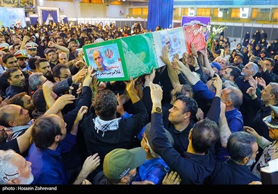 تشییع پیکر سرلشکر شهیدغلامرضا محرابی در بهشت زهرا(س)