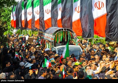 تشییع پیکر سرلشکر شهیدغلامرضا محرابی در بهشت زهرا(س)