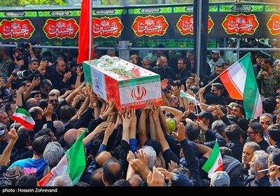 تشییع پیکر سرلشکر شهیدغلامرضا محرابی در بهشت زهرا(س)