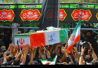 تشییع پیکر سرلشکر شهیدغلامرضا محرابی در بهشت زهرا(س)