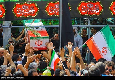 تشییع پیکر سرلشکر شهیدغلامرضا محرابی در بهشت زهرا(س)
