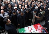 تشییع و تدفین پیکر شهید طهرانچی در حرم حضرت عبدالعظیم حسنی (ع)