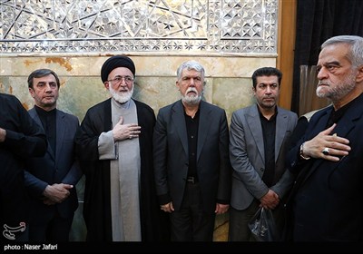 تشییع و تدفین پیکر شهید طهرانچی در حرم حضرت عبدالعظیم حسنی (ع)