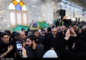 تشییع و تدفین پیکر شهید طهرانچی در حرم حضرت عبدالعظیم حسنی (ع)