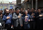 تشییع و تدفین پیکر شهید طهرانچی در حرم حضرت عبدالعظیم حسنی (ع)