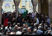 تشییع و تدفین پیکر شهید طهرانچی در حرم حضرت عبدالعظیم حسنی (ع)