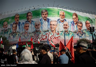 تشییع شهدای اقتدار ملی در تهران -5