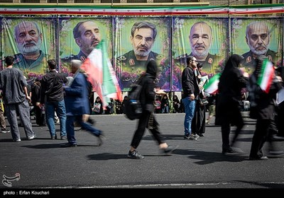 تشییع شهدای اقتدار ملی در تهران -5