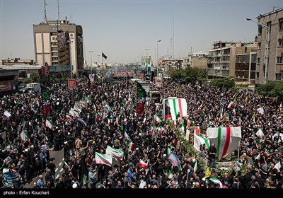 تشییع شهدای اقتدار ملی در تهران -5