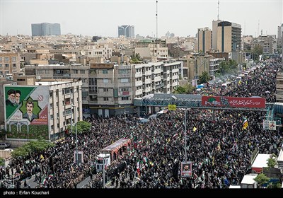 تشییع شهدای اقتدار ملی در تهران -5