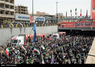 تشییع شهدای اقتدار ملی در تهران -5