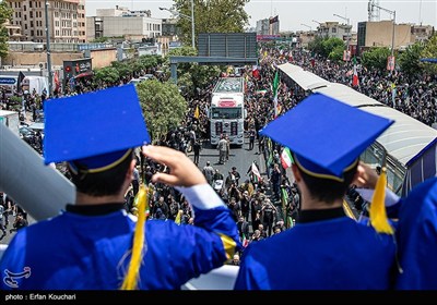 تشییع شهدای اقتدار ملی در تهران -5