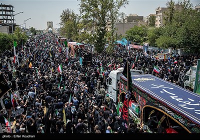 تشییع شهدای اقتدار ملی در تهران -5