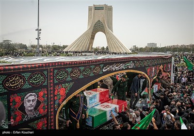 تشییع شهدای اقتدار ملی در تهران -5