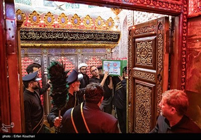 مراسم خاکسپاری شهدای اقتدار ایران در امامزاده صالح (ع)