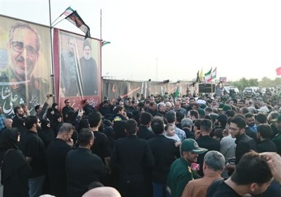 وداع باشکوه «شهدای اقتدار ملی» در همدان