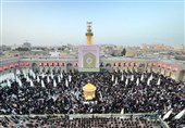 Black Mourning Flag Raised at Imam Reza Shrine to Mark Start of Muharram