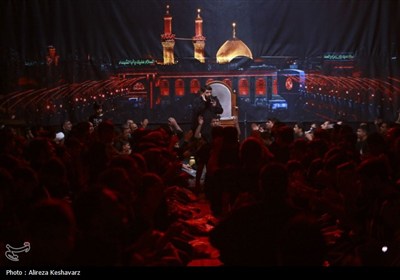عزاداری شب سوم محرم در مسجد جمکران