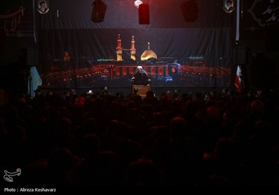 عزاداری شب سوم محرم در مسجد جمکران
