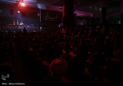 عزاداری شب سوم محرم در مسجد جمکران