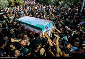 تشییع پیکر سردار شهید امیر علی حاجی زاده