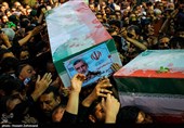 تشییع پیکر سردار شهید امیر علی حاجی زاده