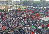 تشییع باشکوه پیکر شهید شادمانی در همدان+فیلم